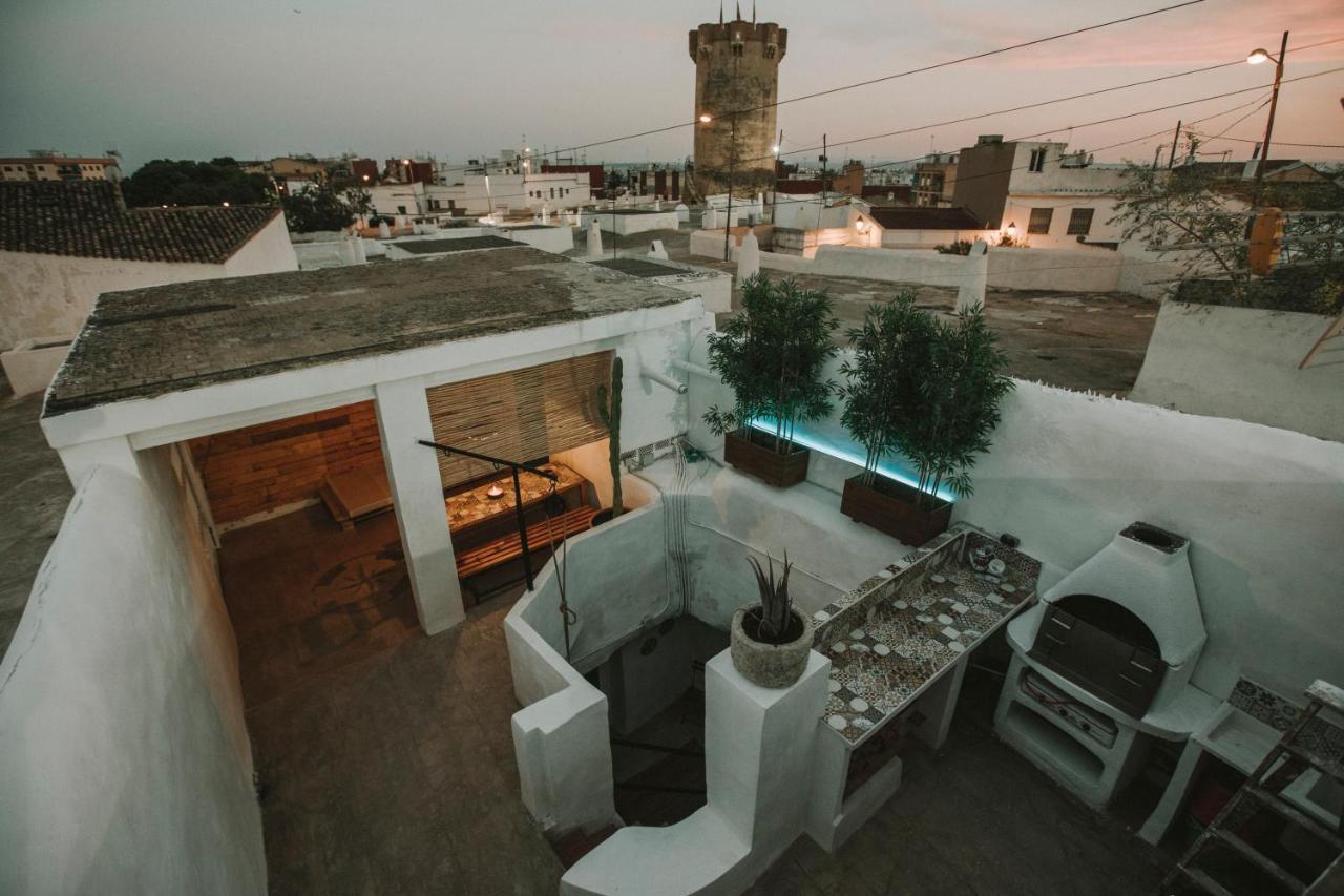 Apartamento Con Terraza Y Barbacoa Paterna Exteriör bild