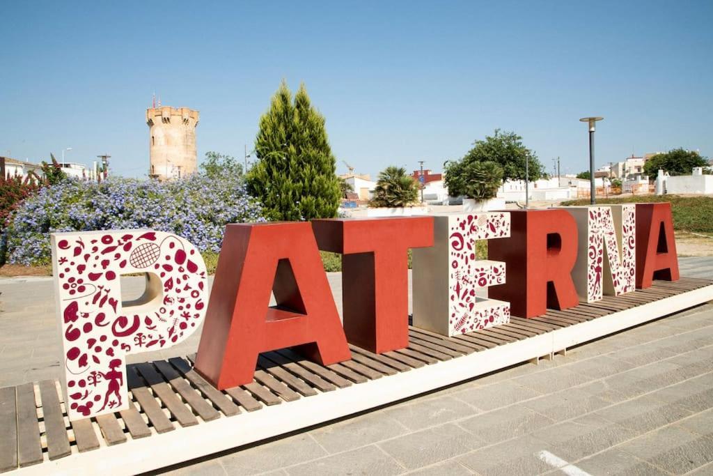 Apartamento Con Terraza Y Barbacoa Paterna Exteriör bild